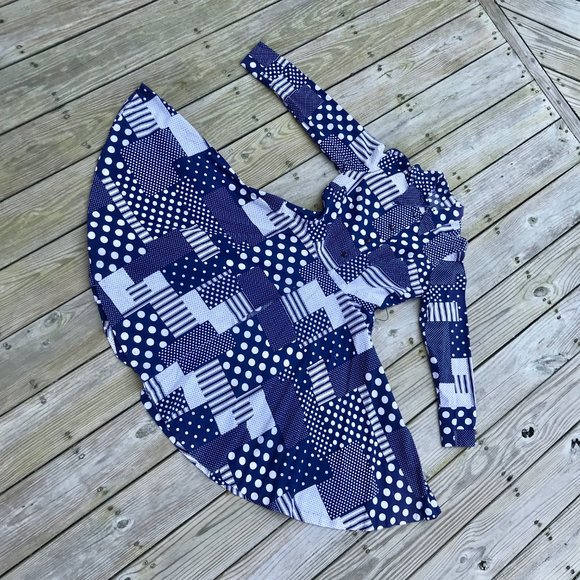 Pretty in Patchwork Full-Skirt Dress (VINTAGE) - Picture 9 of 13